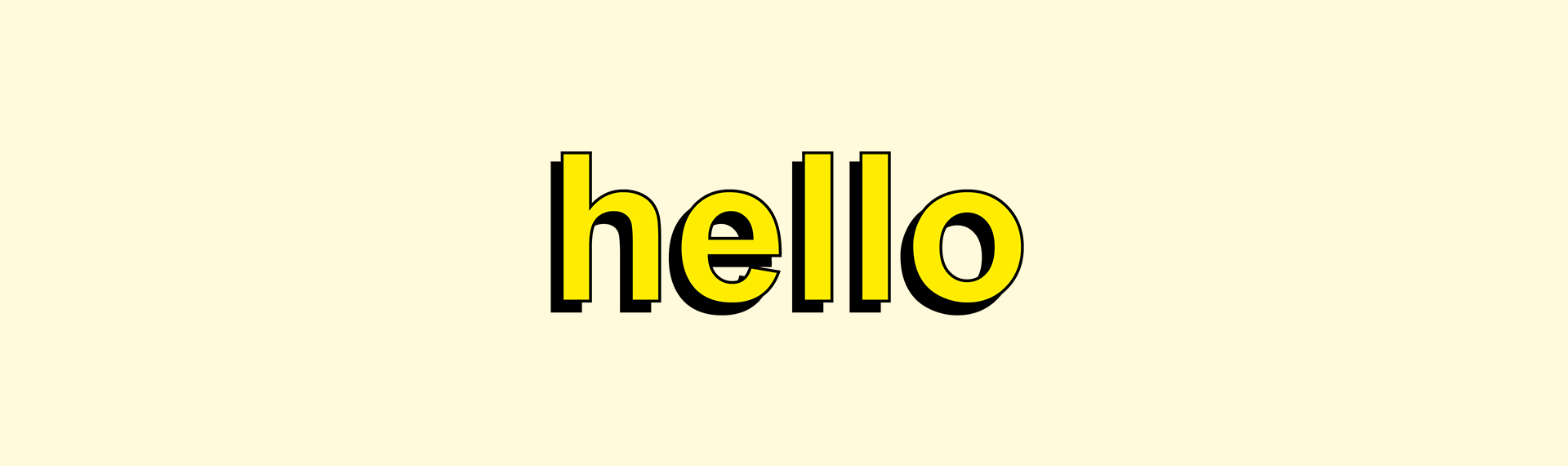 HELLO Banner